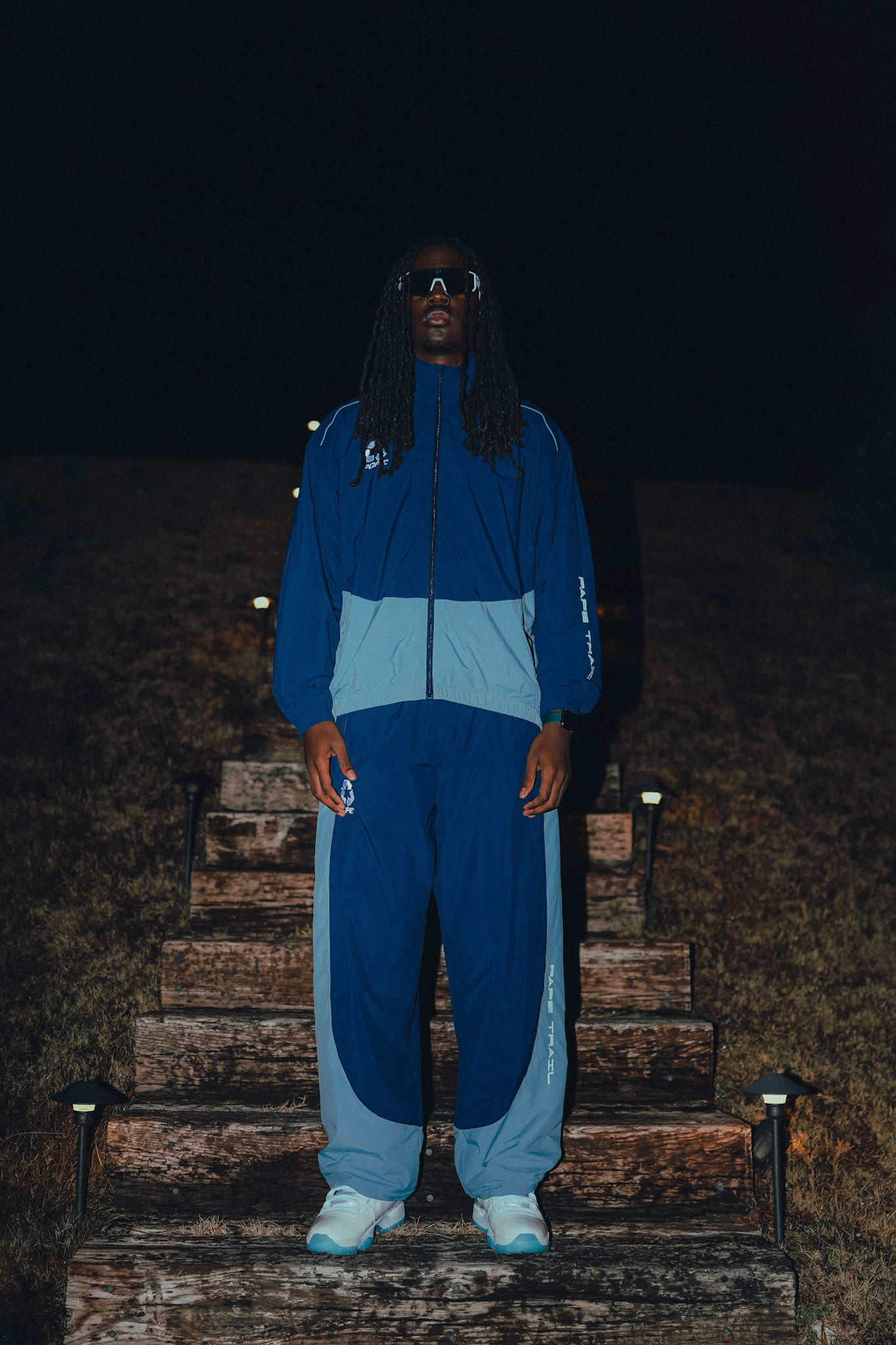 Navy Pape Trail Tracksuit