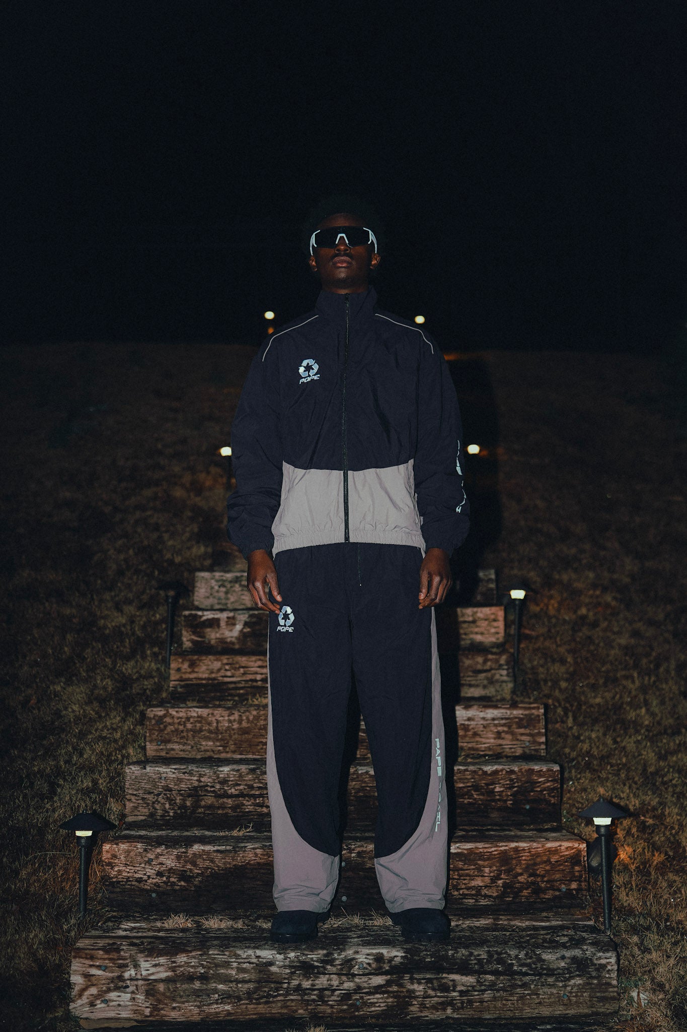 Black Pape Trail Tracksuit